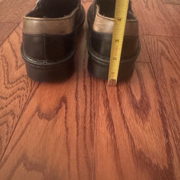 Naot Celesta Loafer Womens Shoe 7 7.5 EU 38 Black Leather Cork Insole Comfort - Picture 9 of 14